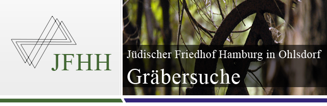 Jüdischer Friedhof Hamburg in Ohlsdorf - Gärbersuche